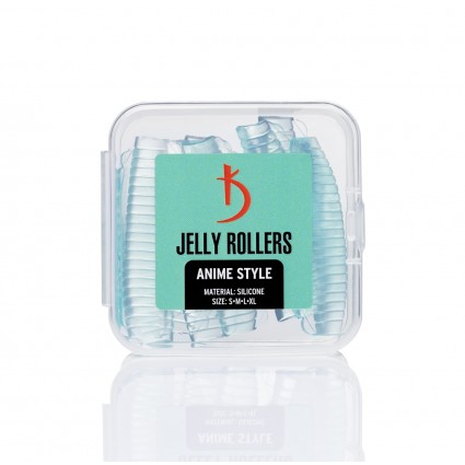 Silicone rollers for eyelashes Kodi - JELLY ROLLERS Anime Style, 4 pairs (turquoise)