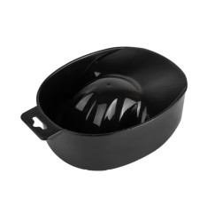 Plastic manicure tray - black, 1 pc.