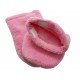 Terry mittens for paraffin therapy 1 pair / pink