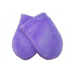 Terry mittens for paraffin therapy 1 pair / lilac