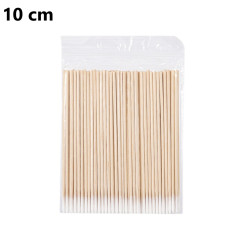 Bamboo cotton swabs, 100 pcs (thin), 10 cm - white LONG