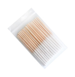 Bamboo cotton swabs, 30 pcs (thin with long cotton wool), 8 cm