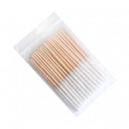 Bamboo cotton swabs, 30 pcs (thin with long cotton wool), 8 cm
