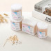 Bamboo cotton swabs in a plastic tube - rectangular packaging, 200 pcs.