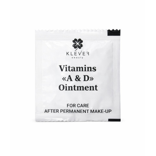 Вазелін з вітамінами А D Klever Beauty Vitamins  A D  Ointment / саше, 5 мл