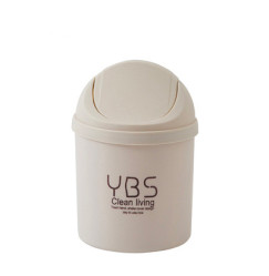 Tabletop trash bin small YBS / beige