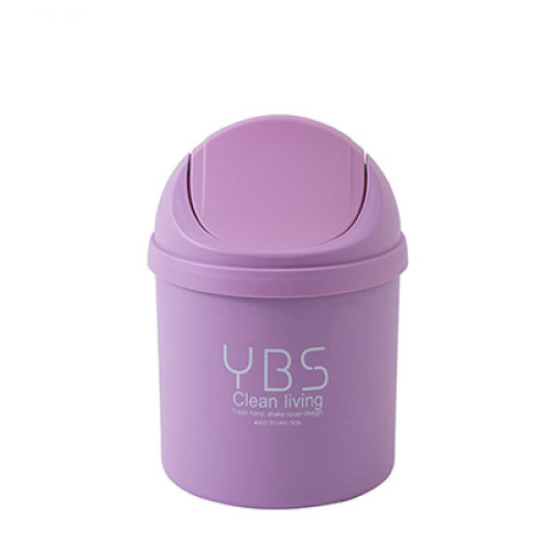 Tabletop trash bin small YBS / purple