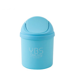 Tabletop trash bin small YBS / blue