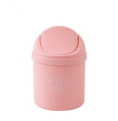 Tabletop trash bin small YBS / pink