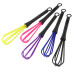 Paint Whisk Plastic - Black Handle with Pink