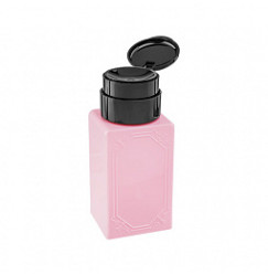 Pump dispenser for liquids (square large) 200 ml / pink