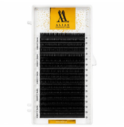 Eyelashes for extensions ALIAS Black | 16 Liny | C 0.07 - 11 mm