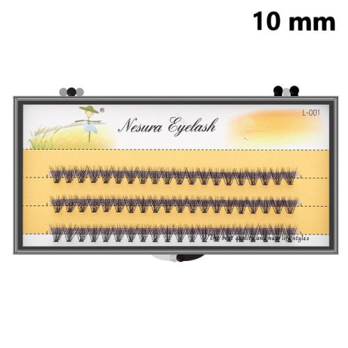 Kępki rzęs Nesura 20D | 0,07 skręt C | 10 mm