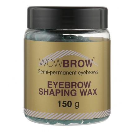 Eyebrow wax granules WOWBROW in a jar / azulene, 150 g