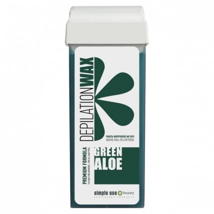Воск для депиляции в картридже Simple Use / Алоэ Вера (Green Aloe), 100 мл