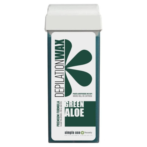 Віск для депіляції в картриджі Simple Use / Алое Віра (Green Aloe), 100 мл