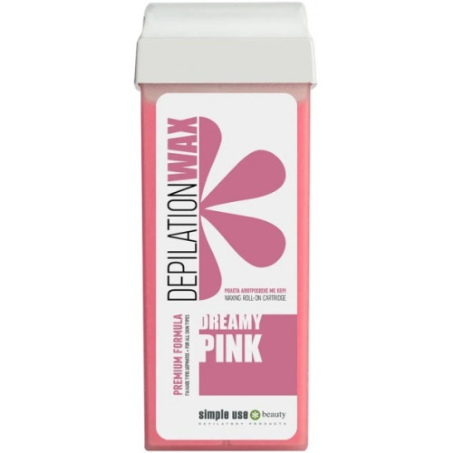 Wosk do depilacji w kartridżu Simple Use - Dreamy Pink (różowy), 100 ml