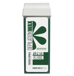 Depilatory wax in cartridge Simple Use - Flower Green (chlorophyll), 100 ml