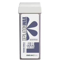 Depilatory wax in cartridge Simple Use / Blueberry, 100 ml