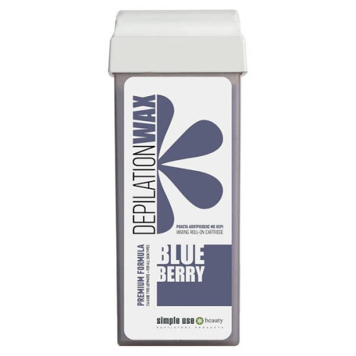 Wosk do depilacji w kartuszu Simple Use / Borówka, 100 ml