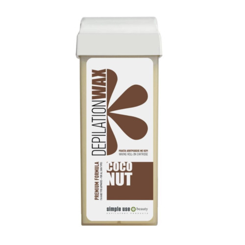 Віск для депіляції у картриджі Simple Use / Кокос (Coconut), 100 мл