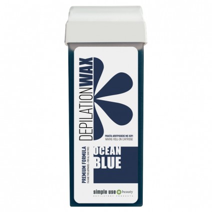 Віск для депіляції у картриджі Simple Use - Ocean Blue (азулен), 100 мл