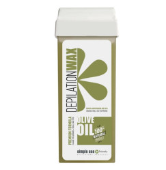 Depilatory wax in cartridge Simple Use / Olive Oil (100% natural), 100 ml