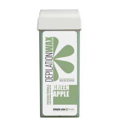 Depilatory wax in cartridge Simple Use / Green apple, 100 ml