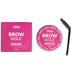 Воск для фиксации бровей Brow Wax ZOLA / 15 г баночка        