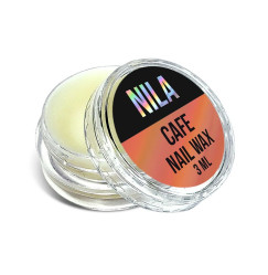 Wosk do paznokci Nila / WOSK DO PAZNOKCI / Cafe, 3 ml (mini słoiczek)