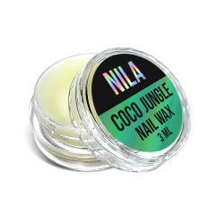 Wosk do paznokci Nila / WOSK DO PAZNOKCI / Coco Jungle, 3 ml (mini słoiczek)