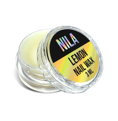 Wosk do paznokci Nila / WOSK DO PAZNOKCI / Cytryna, 3 ml (mini słoiczek)