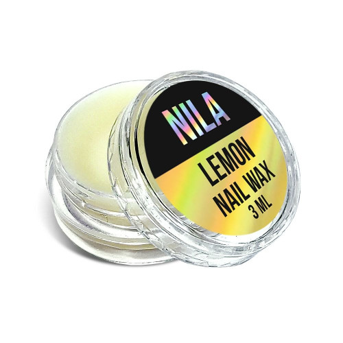 Воск для ногтей Nila / NAIL WAX / Lemon, 3 мл (мини баночка)