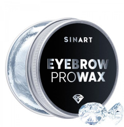 Wosk do brwi Sinart EYEBROW PRO WAX CRYSTAL / biały, 15 g (mały)