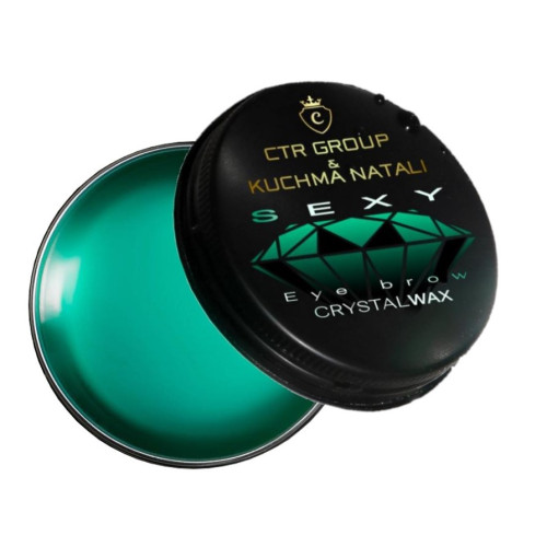 Eyebrow styling wax Sexy Wax CTR GROUP & KUCHMA NATALI, 30 ml / green