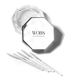 Wax for styling and fixing eyebrows WoBs Brow Styling Wax / transparent, 30 gr