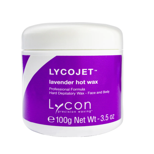 Воск горячий с лавандой и ромашкой LYCON LYCOJET / Lavender hot wax, 100 г (баночка)