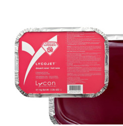 Воск гарячий с розой и ромашкой LYCON LYCOJET / desert rose hot wax, 1 кг