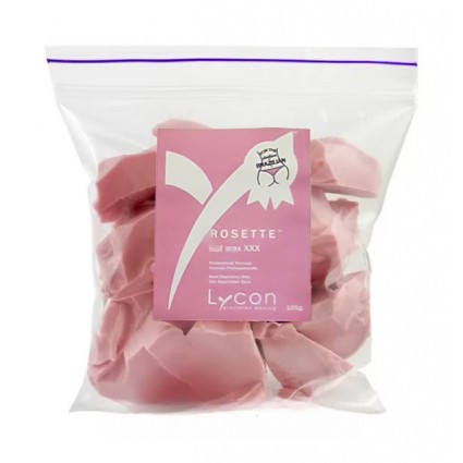 Hot wax with rose and chamomile LYCON / ROSETTE hot wax XXX, 100 gr (in a bag)