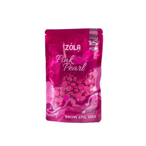 Віск гранульований для брів та обличчя ZOLA Brow Epil Wax / Pink Pearl, 100 гр
