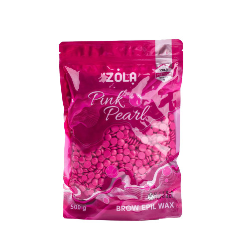 Віск гранульований для брів та обличчя ZOLA Brow Epil Wax / Pink Pearl, 500 гр