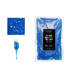 Wosk granulowany do depilacji Sinart HARD WAXPRO BEANS / AZULENE (niebieski), 500 g