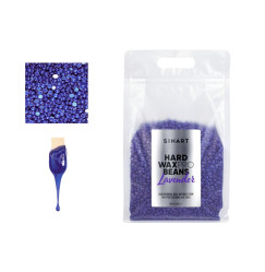Wosk granulowany do depilacji Sinart HARD WAXPRO BEANS / LAVANDER (lawenda), 500 g