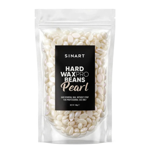 Sinart Hard Waxpro Beans Wosk granulowany do depilacji - Perłowy (Biały), 100 g