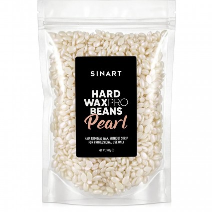 Sinart HARD WAXPRO BEANS Granular Depilatory Wax - PEARL (White), 300g