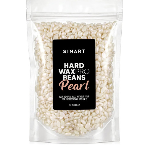 Sinart HARD WAXPRO BEANS Granular Depilatory Wax - PEARL (White), 300g