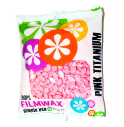 Granulated wax Simple Use / Pink Titanium (Rose), 100 g (original package)