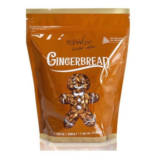 Віск плівковий у гранулах ItalWax (Limited Edition) - Ginger Bread, 500 гр