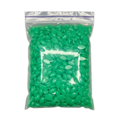 Film wax in granules ItalWax Top Line - Emerald Green, 100 g (zip-lock bag)