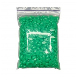 Folia woskowa w granulkach ItalWax Top Line „Emerald green” / 100 g (torba zamykana)